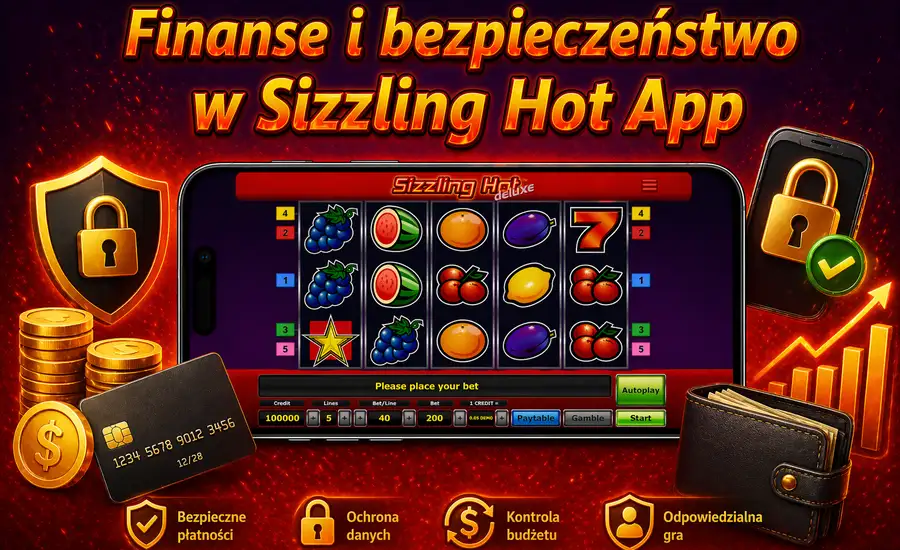 Finanse i bezpieczeństwo w Sizzling Hot App