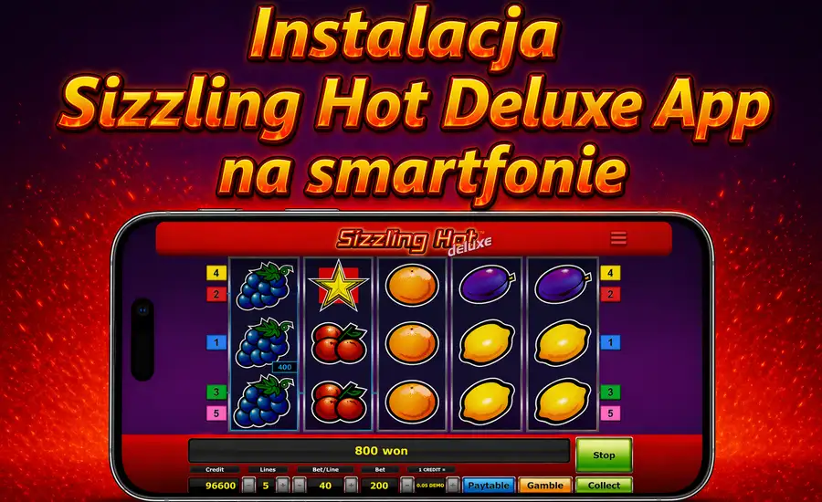 Instalacja Sizzling Hot Deluxe App