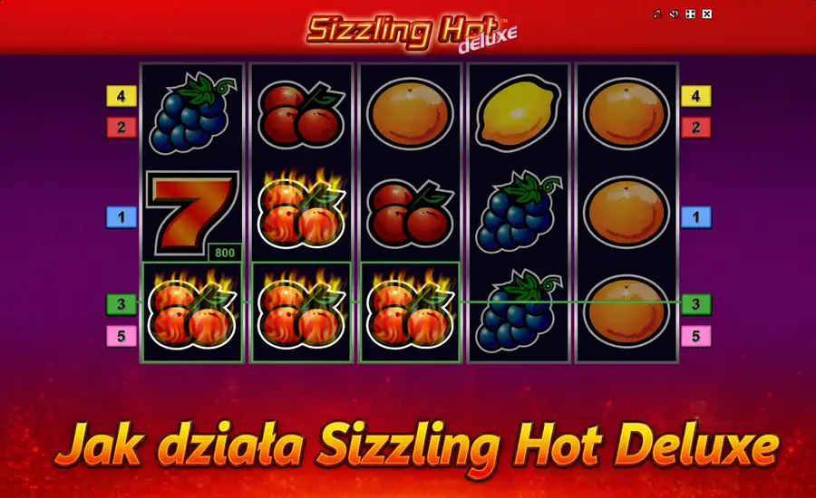 Jak działa Sizzling Hot Deluxe