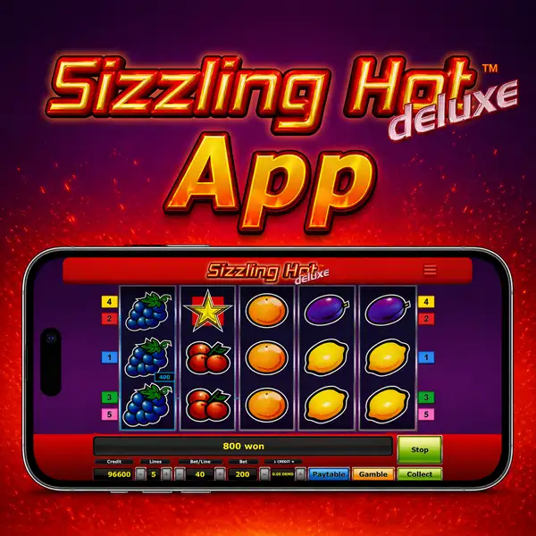 Sizzling Hot Deluxe App